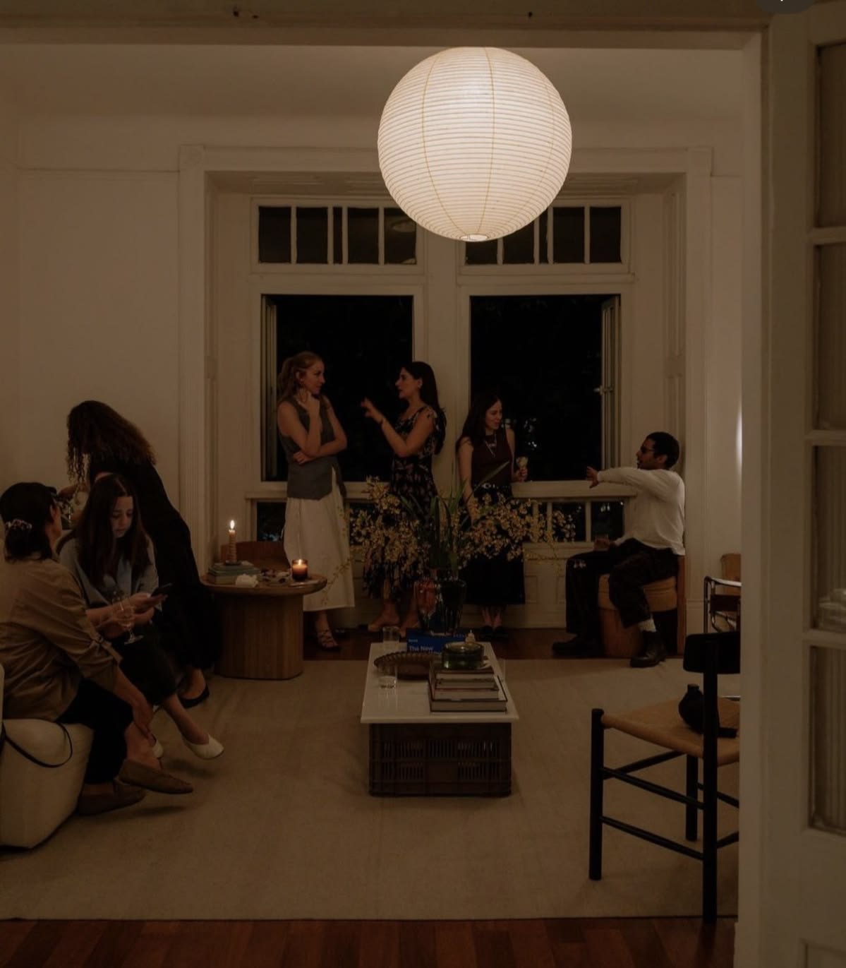 A warm evening gathering